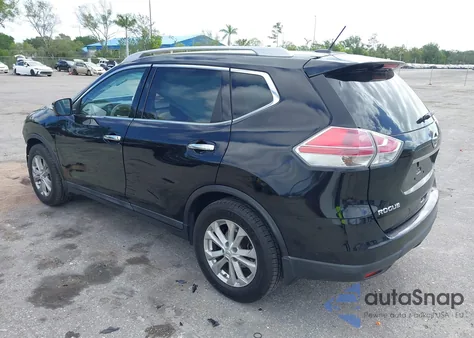 2014 Nissan Rogue Sv z USA, uszkodzony, nr VIN 5N1AT2MLXEC807008